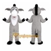 Gray Donkey Mascot Costume Gray Donkey Mascot Costume