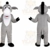 Gray Donkey Mascot Costume