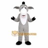 Gray Donkey Mascot Costume Gray Donkey Mascot Costume