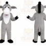 Gray Donkey Mascot Costume