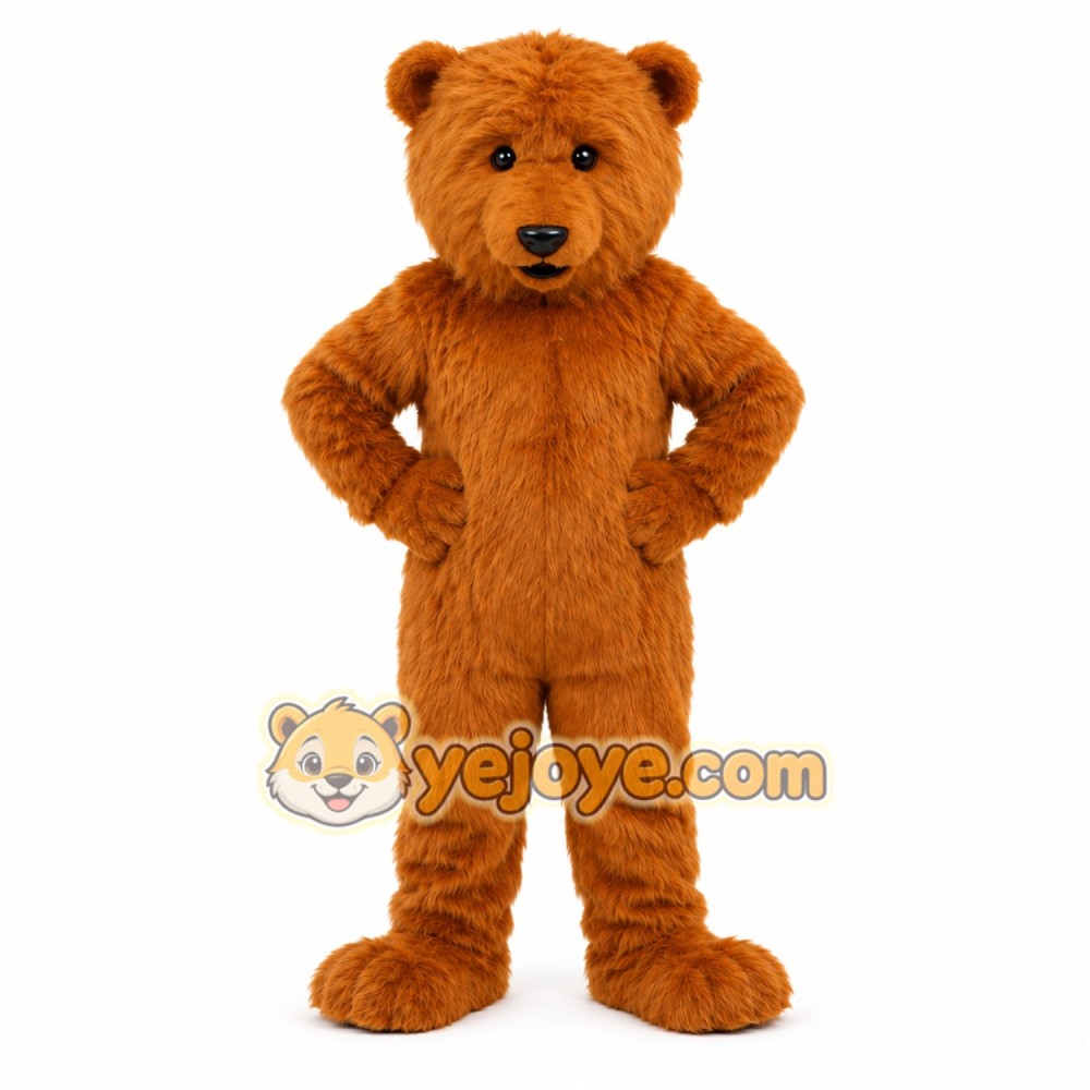 Brown Bear Mascot Costume Brown Bear Mascot Costume