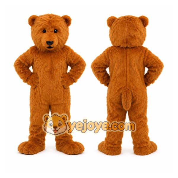 Brown Bear Mascot Costume