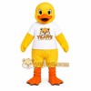 Yellow Duck Shirt Mascot Costume