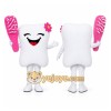 Toothbrush Tooth Mascot Costume Toothbrush Tooth Mascot Costume