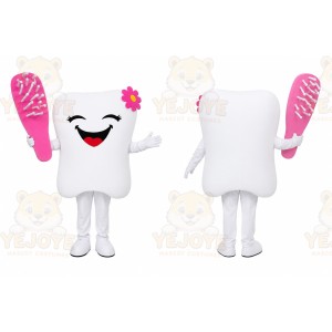 Toothbrush Tooth Mascot Costume