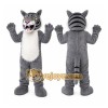 Gray Tiger Mascot Costume Gray Tiger Mascot Costume