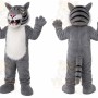 Gray Tiger Mascot Costume