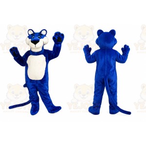 Blue Tiger Mascot Costume