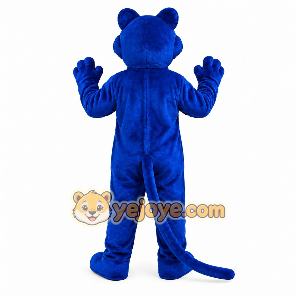 Blue Tiger Mascot Costume Blue Tiger Mascot Costume