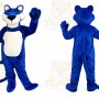 Blue Tiger Mascot Costume