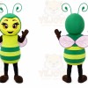 Green Bee Mascot Costume