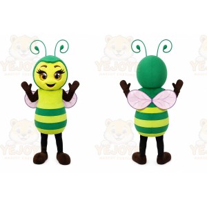Green Bee Mascot Costume