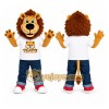 Lion White Shirt Mascot Costume