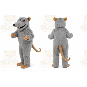 Gray Mouse Mascot Costume