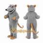 Gray Mouse Mascot Costume