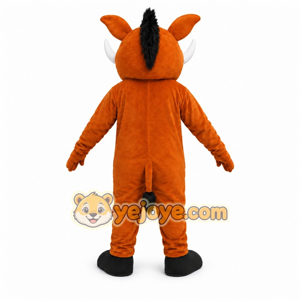 Orange Pig Mascot Costume Orange Pig Mascot Costume