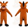 Orange Pig Mascot Costume