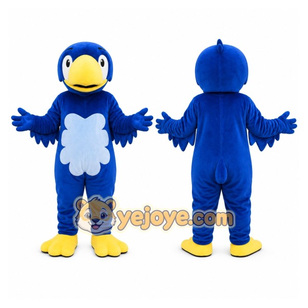 Blue Bird Mascot Costume