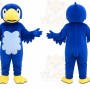 Blue Bird Mascot Costume