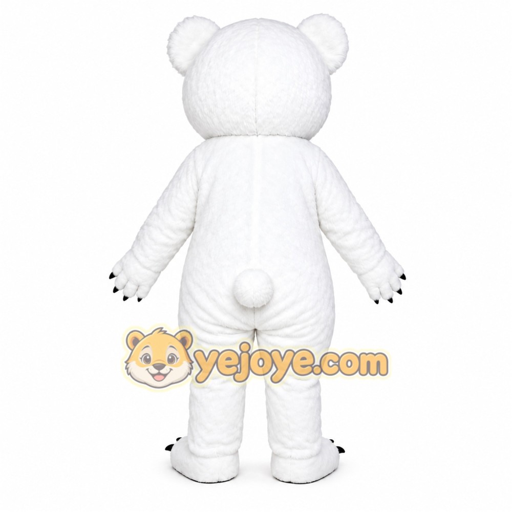 White Bear Mascot Costume White Bear Mascot Costume