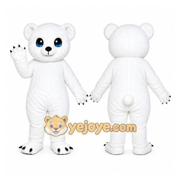 White Bear Mascot Costume