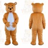 Tan Bear Mascot Costume