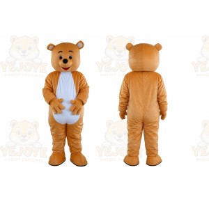 Tan Bear Mascot Costume