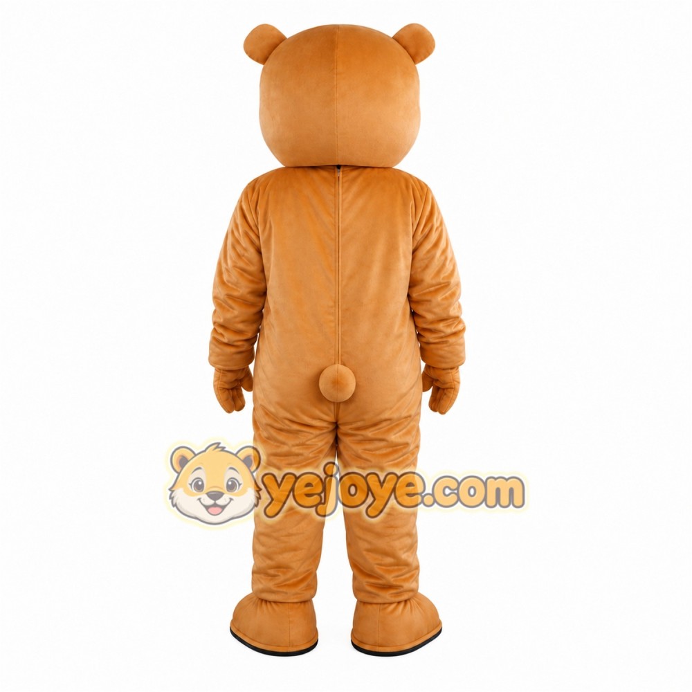 Tan Bear Mascot Costume Tan Bear Mascot Costume
