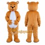 Tan Bear Mascot Costume