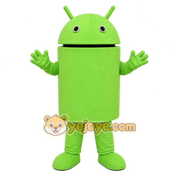 Green Android Mascot Costume