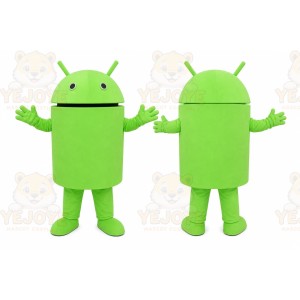 Green Android Mascot Costume