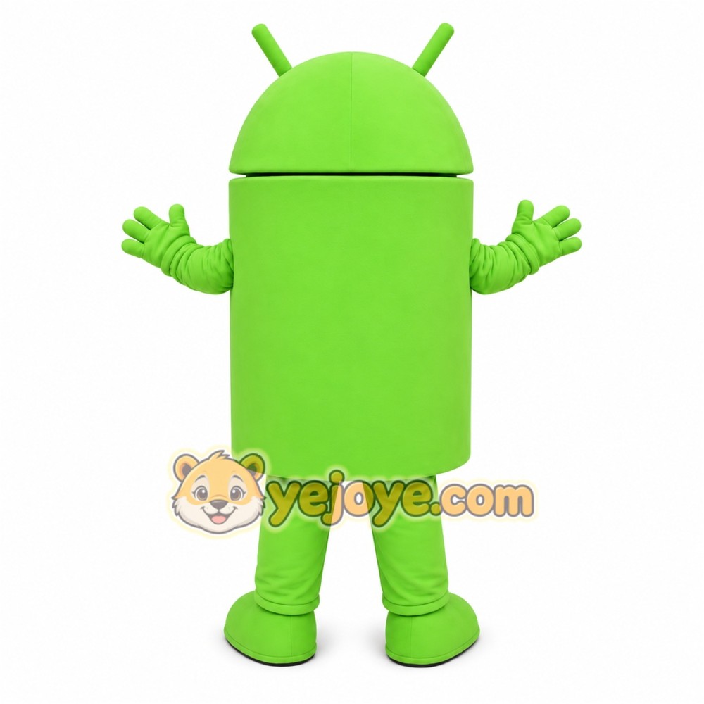 Green Android Mascot Costume