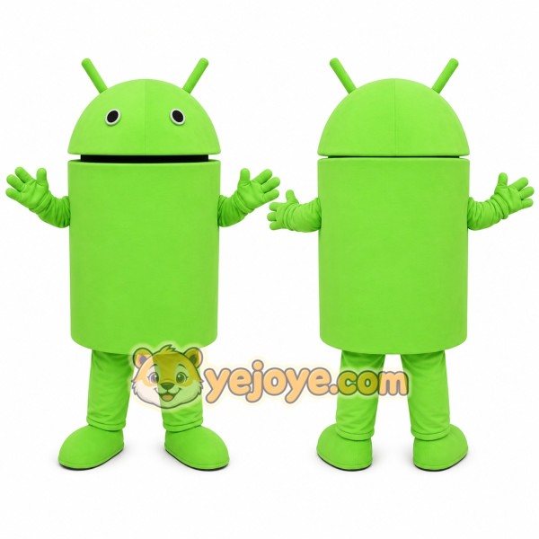 Green Android Mascot Costume