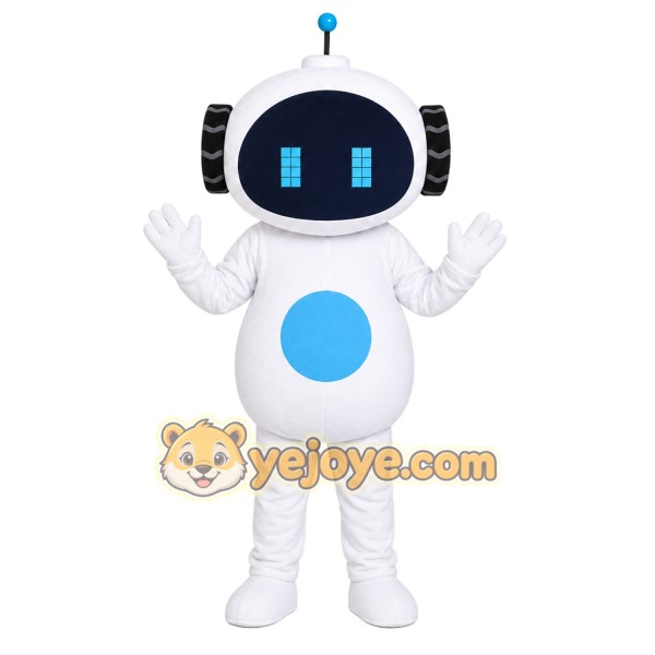 White Robot Mascot Costume