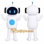 White Robot Mascot Costume