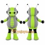 Green Robot Bug Mascot Costume