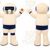 White Astronaut Mascot Costume