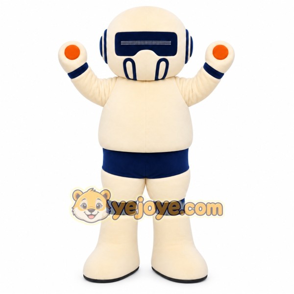 White Astronaut Mascot Costume
