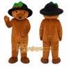Brown Bear Hat Mascot Costume Brown Bear Hat Mascot Costume