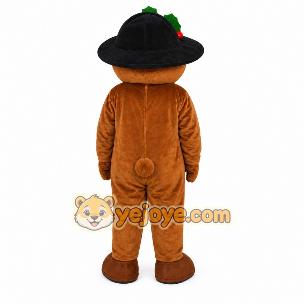 Brown Bear Hat Mascot Costume Brown Bear Hat Mascot Costume
