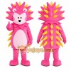 Pink Hedgehog Mascot Costume Pink Hedgehog Mascot Costume