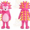 Pink Hedgehog Mascot Costume