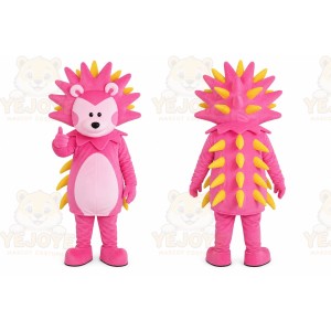 Pink Hedgehog Mascot Costume