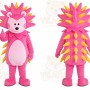 Pink Hedgehog Mascot Costume