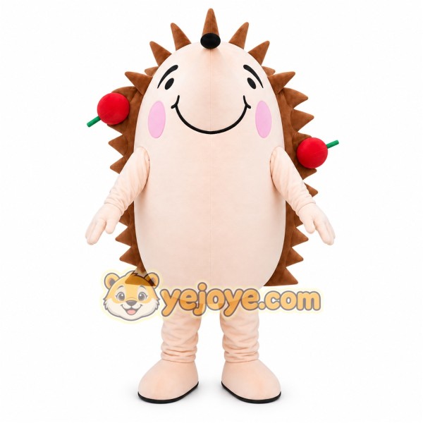 Beige Hedgehog Mascot Costume Beige Hedgehog Mascot Costume