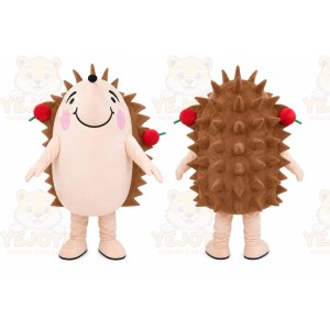 Beige Hedgehog Mascot Costume
