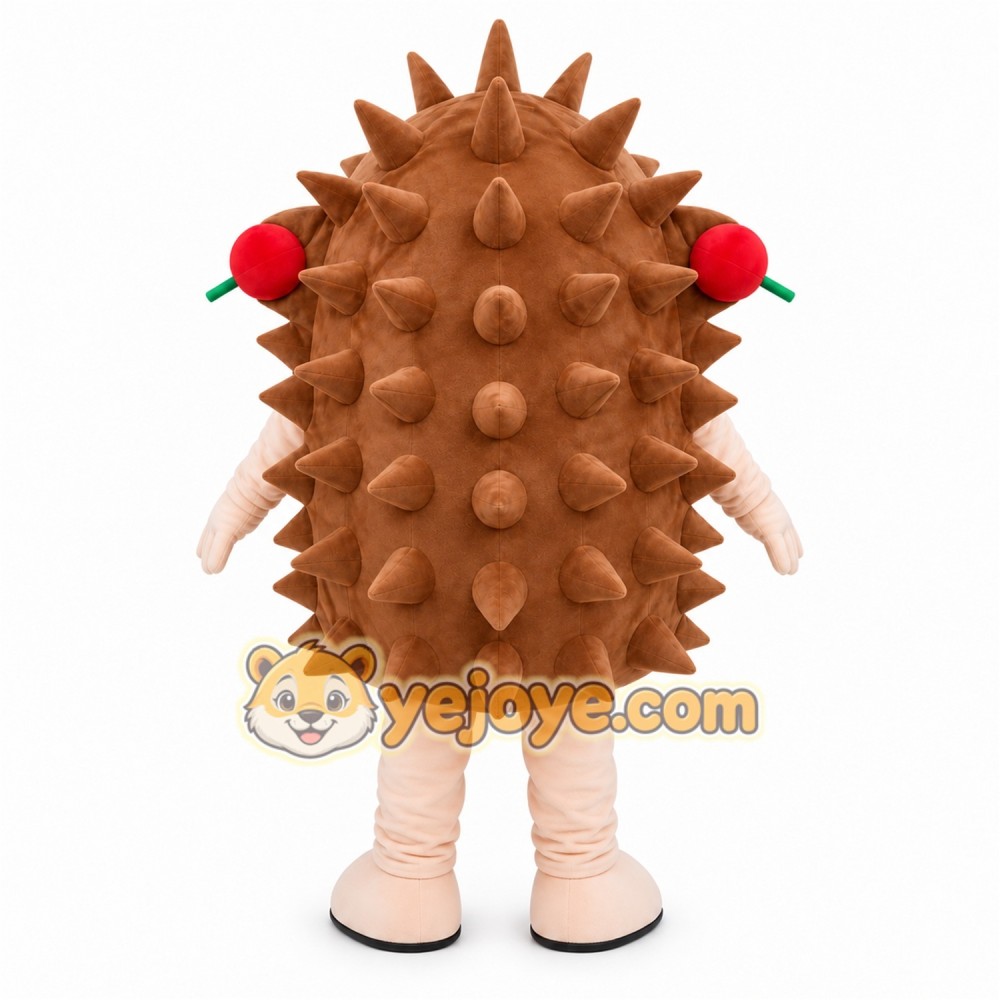 Beige Hedgehog Mascot Costume Beige Hedgehog Mascot Costume