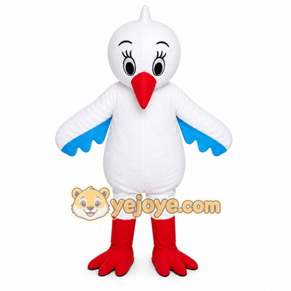 White Bird Mascot Costume