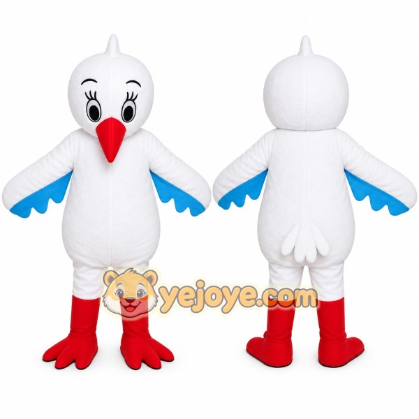 White Bird Mascot Costume