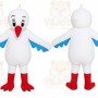 White Bird Mascot Costume